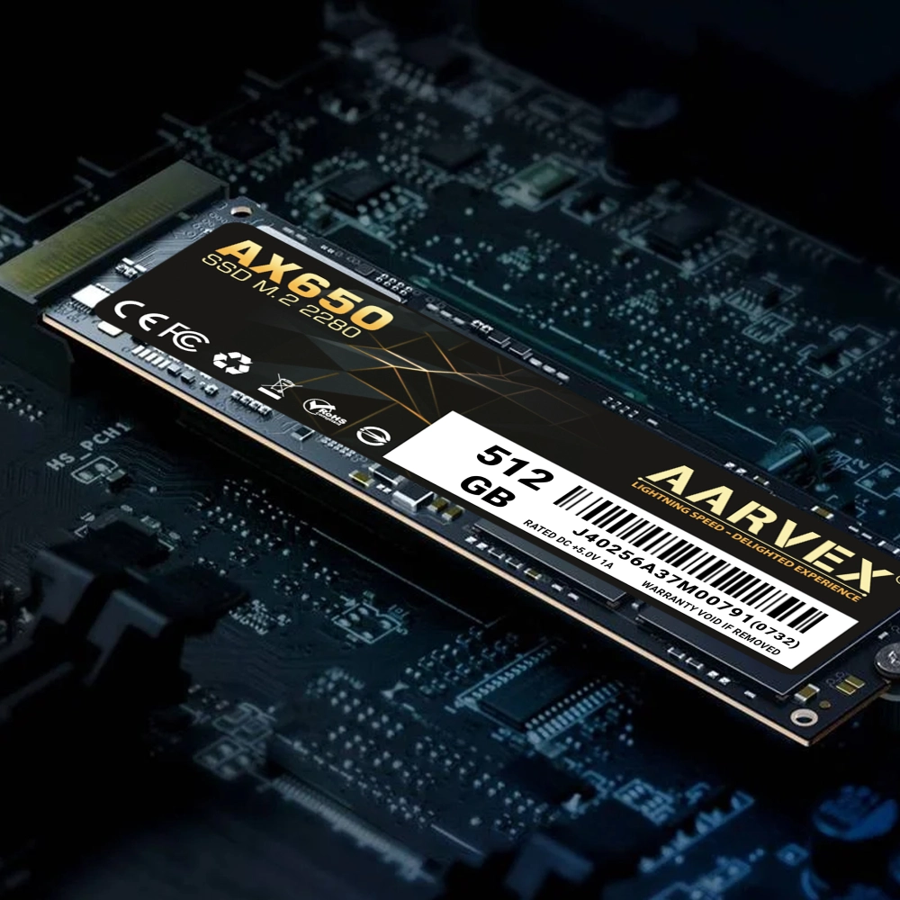 Aarvex Internal SSD AX650 512GB M.2 view 3